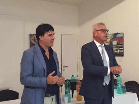 Giorgio Grasso con responsabile Valtur